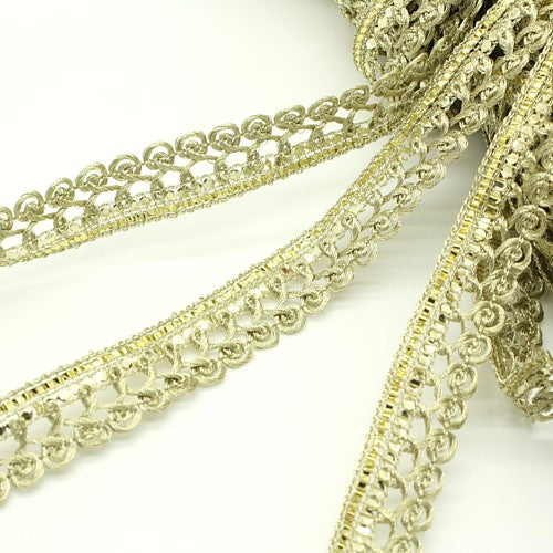 GOLD WOVEN THIN TRIM - sarahi.NYC