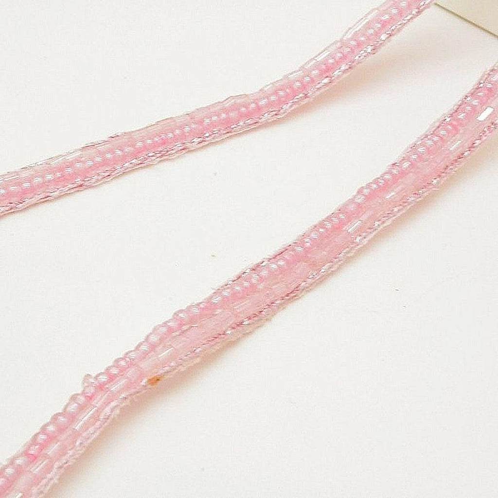LIGHT PINK BEADED TRIM - sarahi.NYC