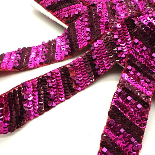 PINK SEQUIN BEADED TRIM - sarahi.NYC
