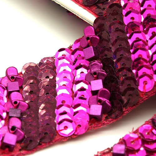 PINK SEQUIN BEADED TRIM - sarahi.NYC