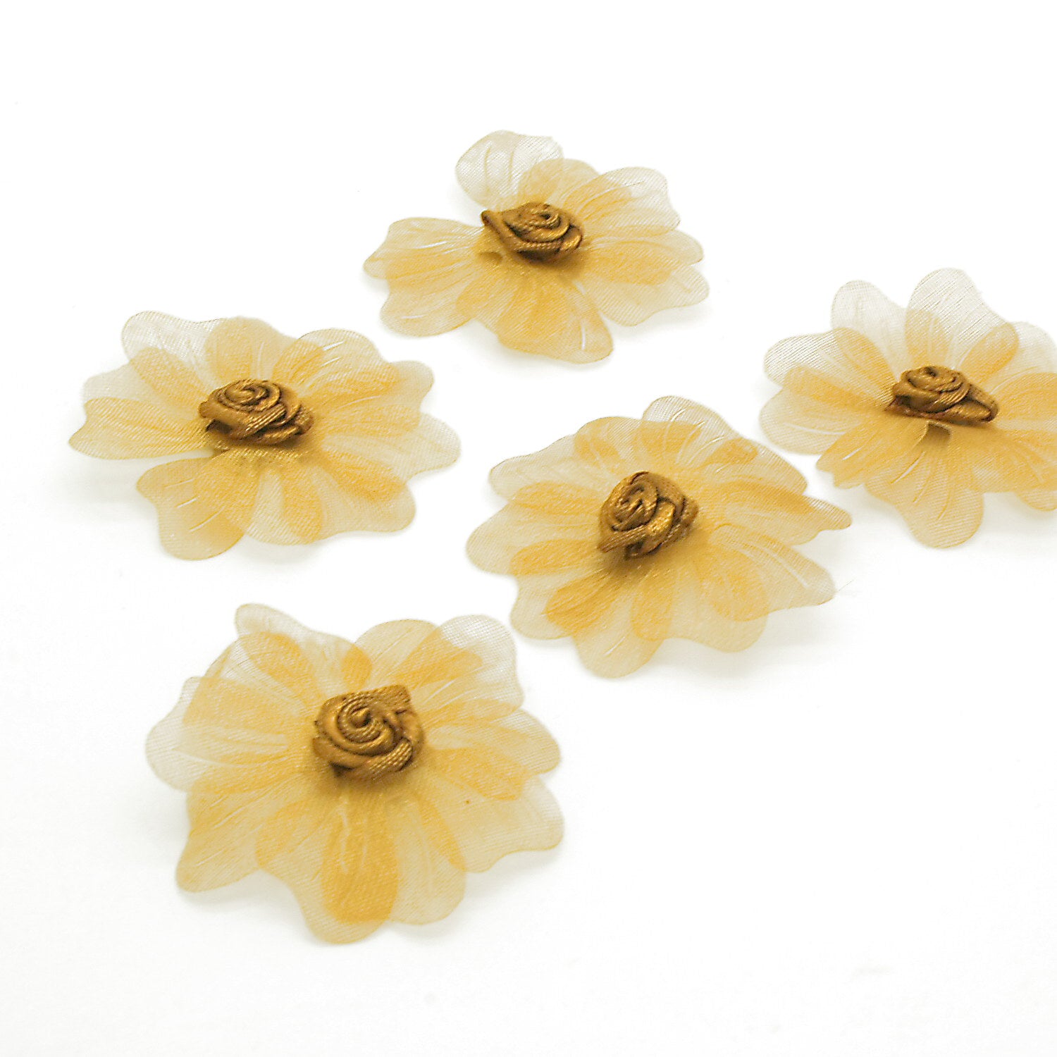 20 YELLOW MUSTARD FLOWER MOTIFS - SARAHI.NYC
