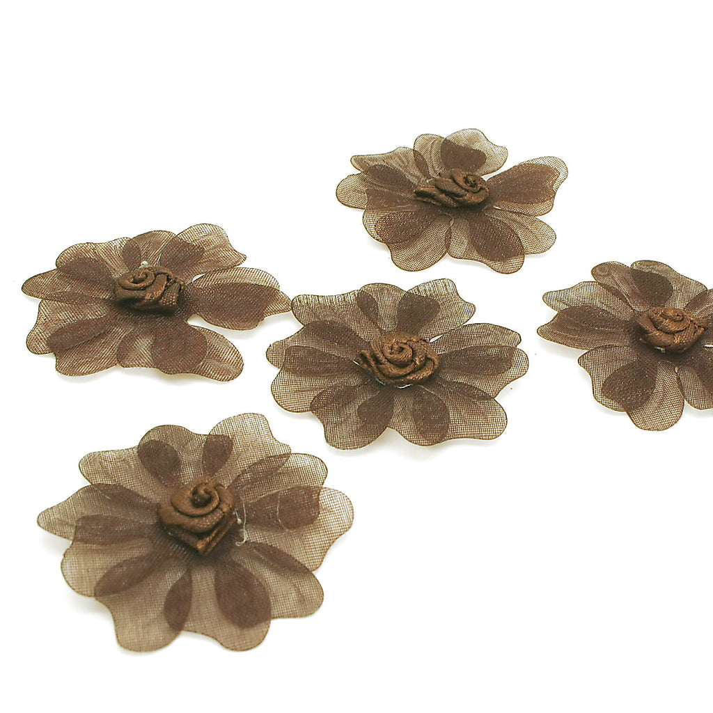 20 BROWN FLOWER MOTIFS - SARAHI.NYC
