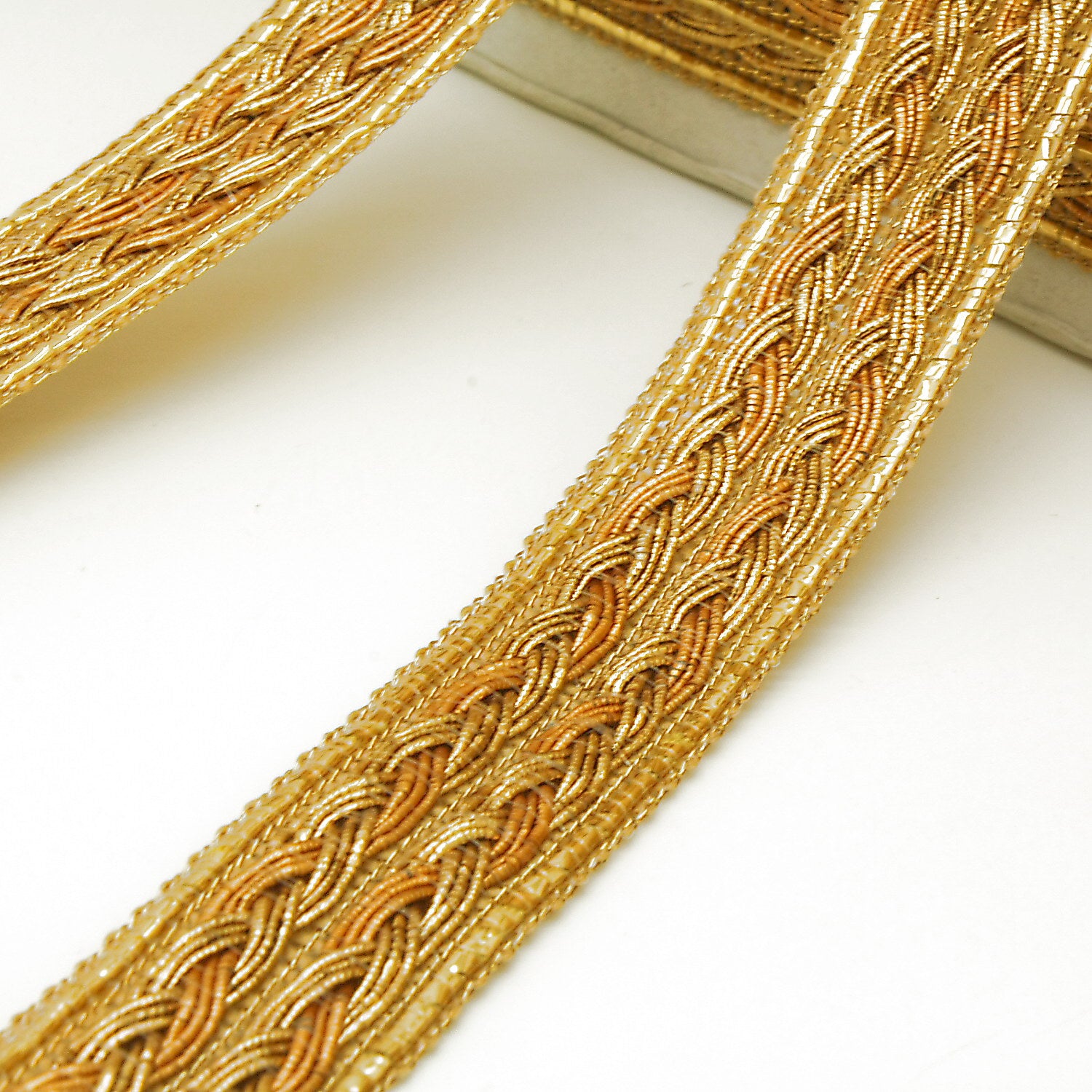 GOLD PLAIT RIBBON TRIM - sarahi.NYC