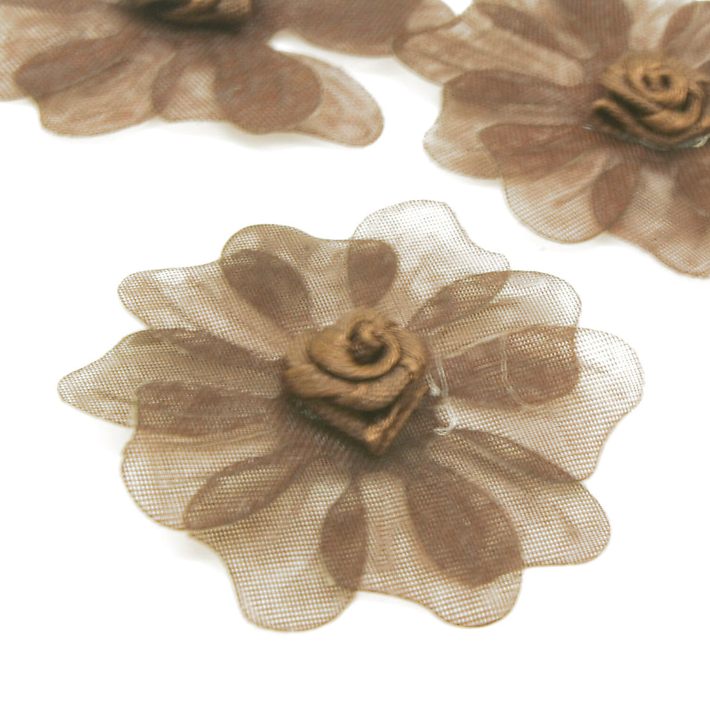 20 BROWN FLOWER MOTIFS - SARAHI.NYC
