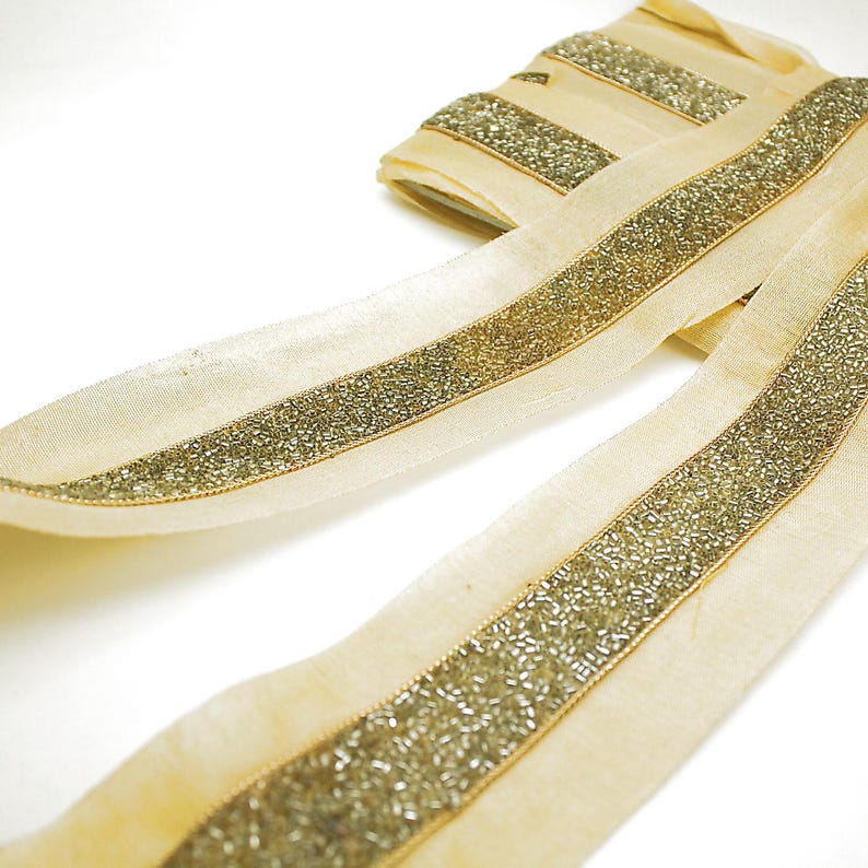SILVER GOLD TWO TONED TRIM - sarahi.NYC