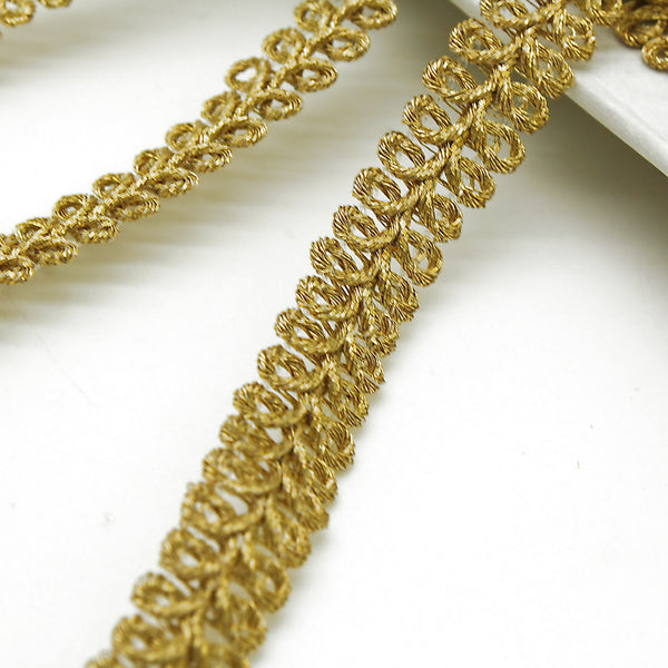GOLD THIN SWIRL TRIM - sarahi.NYC