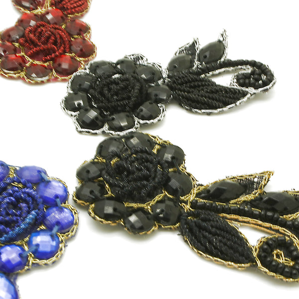 RHINESTONE FLORAL MOTIF  - sarahi.NYC
