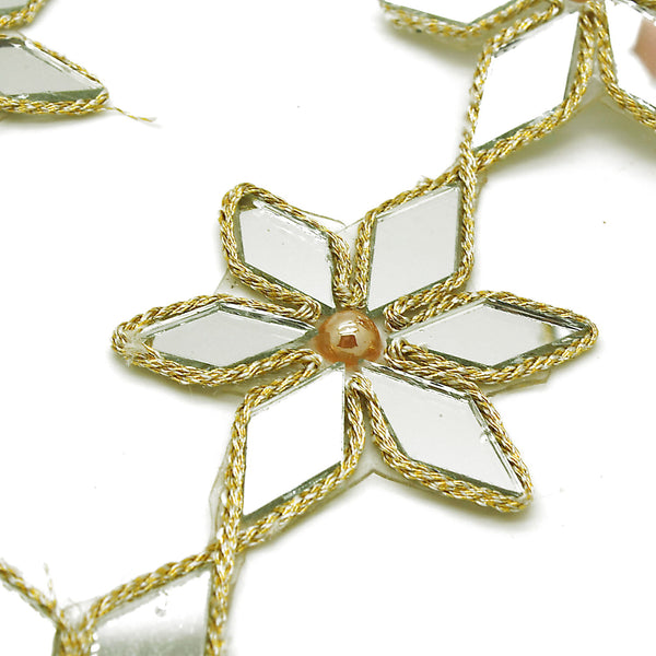 GOLD FLOWER MIRROR TRIM - sarahi.NYC