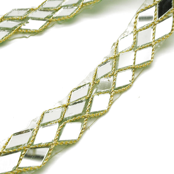 GOLD MIRROR HOTFIX TRIM - sarahi.NYC