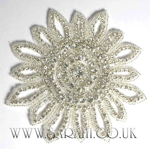GLASS STONE SNOWFLAKE APPLIQUE - sarahi.NYC - Sarahi.NYC