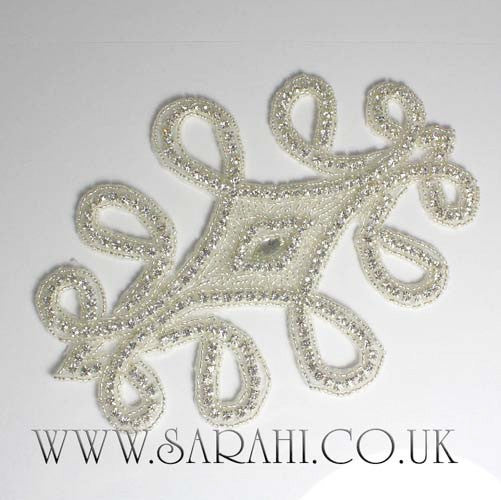 GLASS STONE SWIRL APPLIQUE - sarahi.NYC - Sarahi.NYC