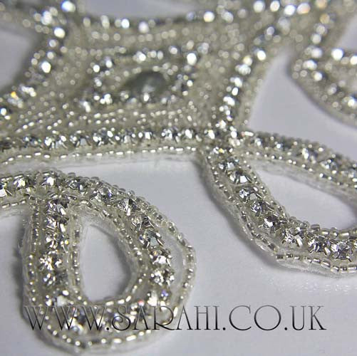 GLASS STONE SWIRL APPLIQUE - sarahi.NYC - Sarahi.NYC