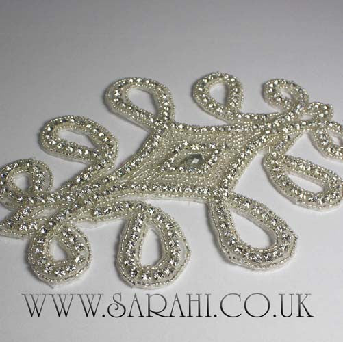 GLASS STONE SWIRL APPLIQUE - sarahi.NYC - Sarahi.NYC