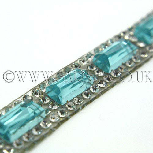 LIGHT BLUE STONE HOT FIX - sarahi.NYC - Sarahi.NYC