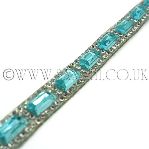 LIGHT BLUE STONE HOT FIX - sarahi.NYC - Sarahi.NYC