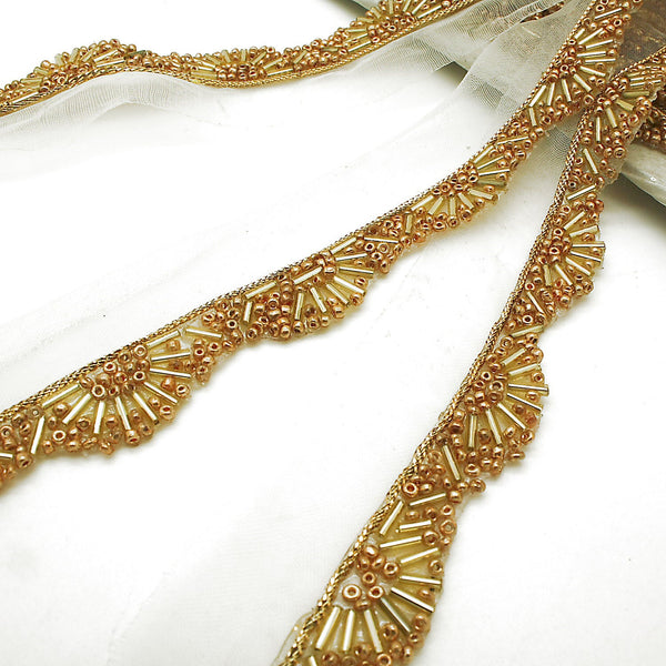 GOLD WAVE EDGING trim