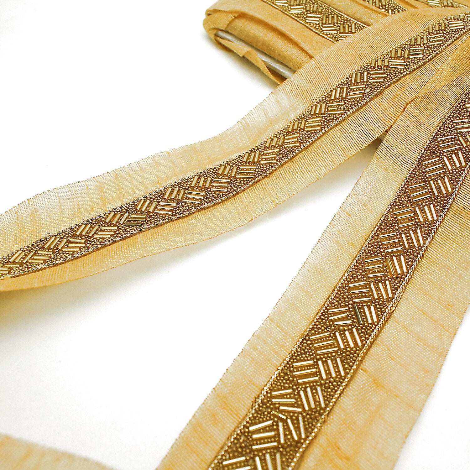 GOLD beaded trim