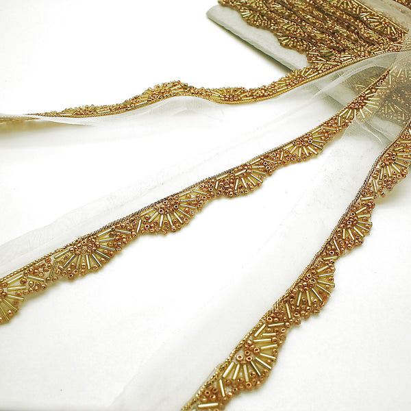 GOLD WAVE EDGING trim