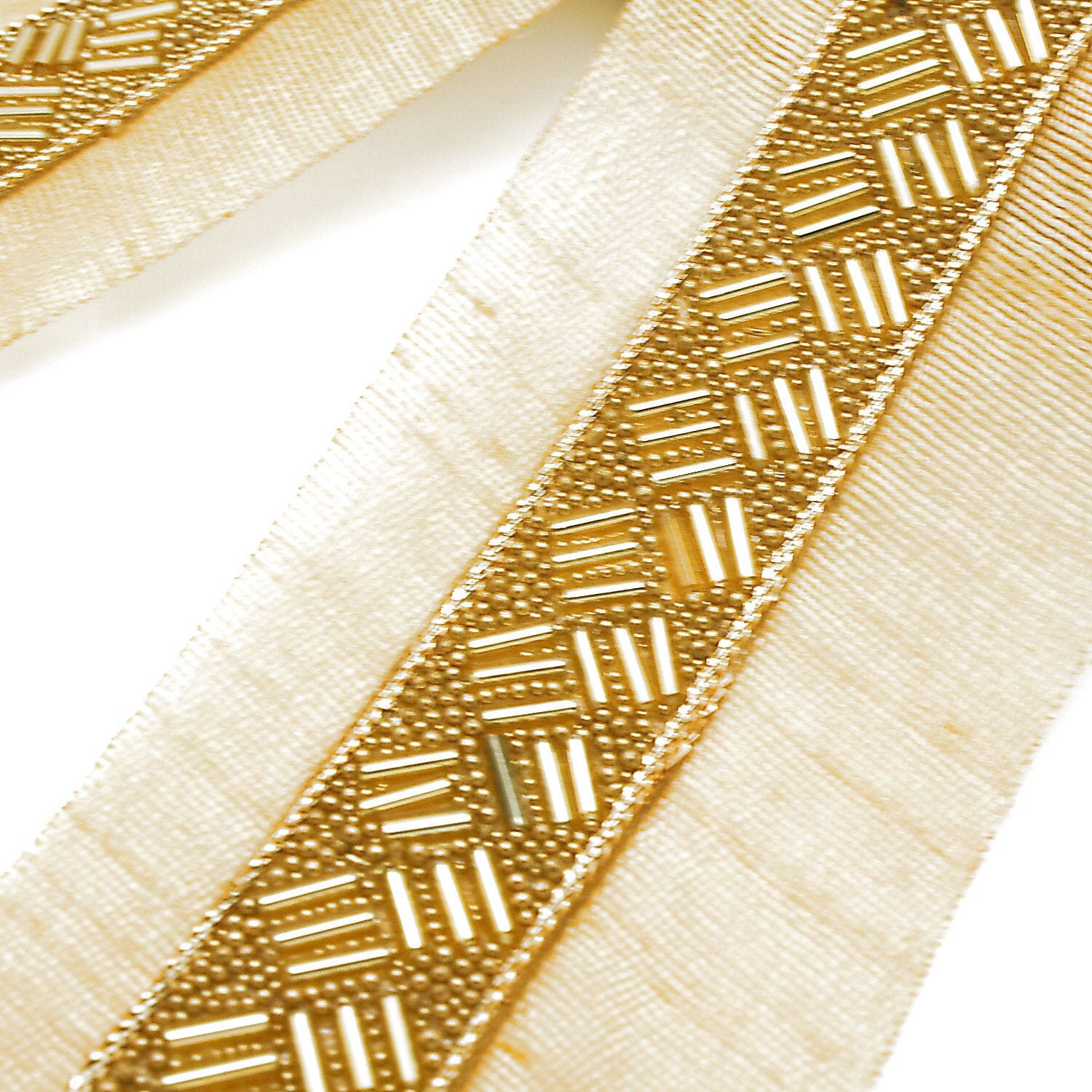 GOLD beaded trim