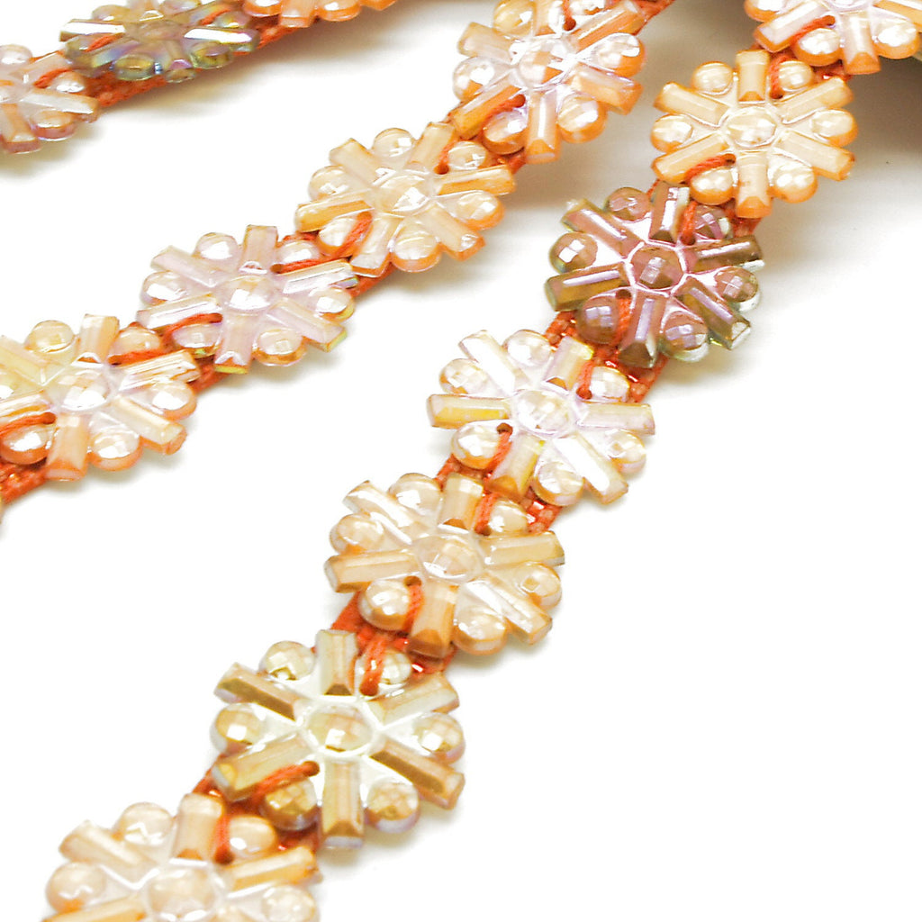 YELLOW IRIDESCENT GEM trim