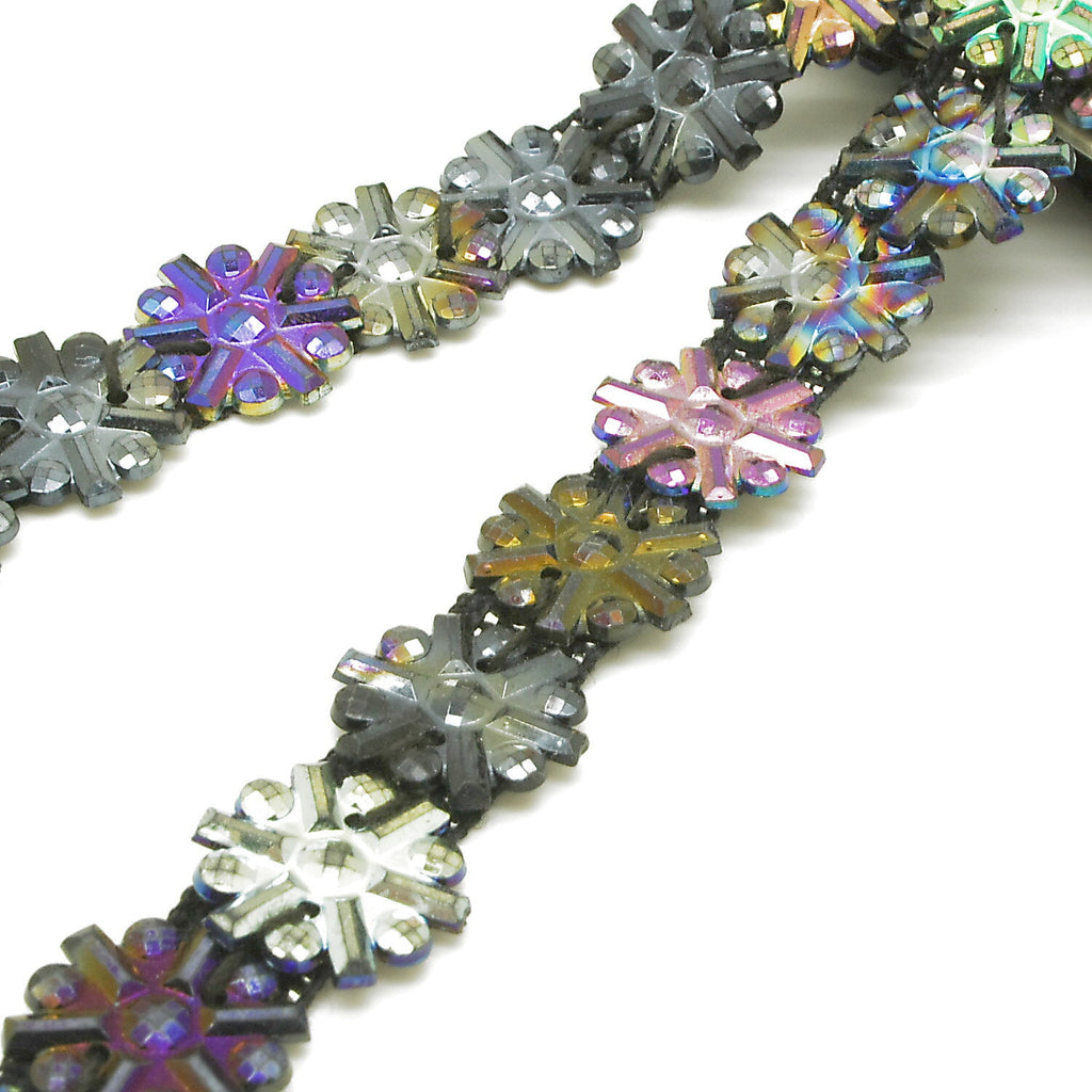 BLACK IRIDESCENT GEM trim