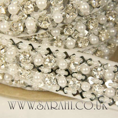PEARL & STONED TRIM - sarahi.NYC - Sarahi.NYC